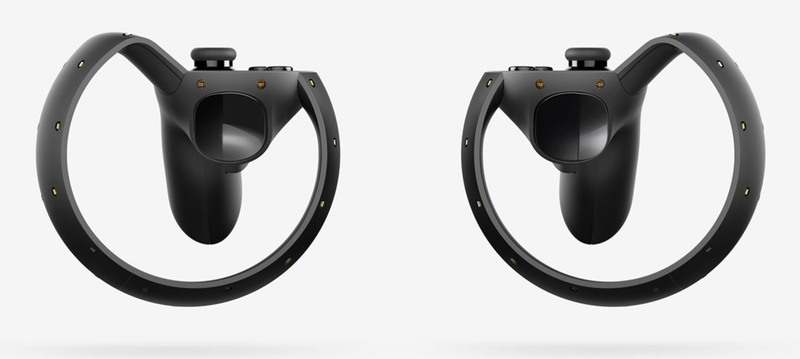 The Oculus Touch. Not pictured: slack-jawed bearded man. (Photo: Oculus)